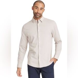 Goodfellow‎ & Co Men's Comfort Wear Long Sleeve Pique Dress Shirt M